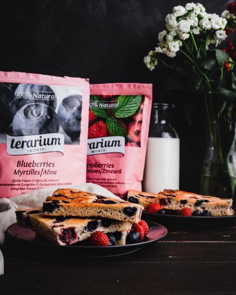 Clătite la tavă cu fructe de pădure – mic dejun sănătos